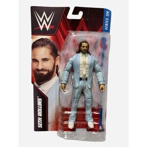 Mattel WWE Basic Seth Rollins Action Figure Series 134 Blue Suit The Stomp Toys